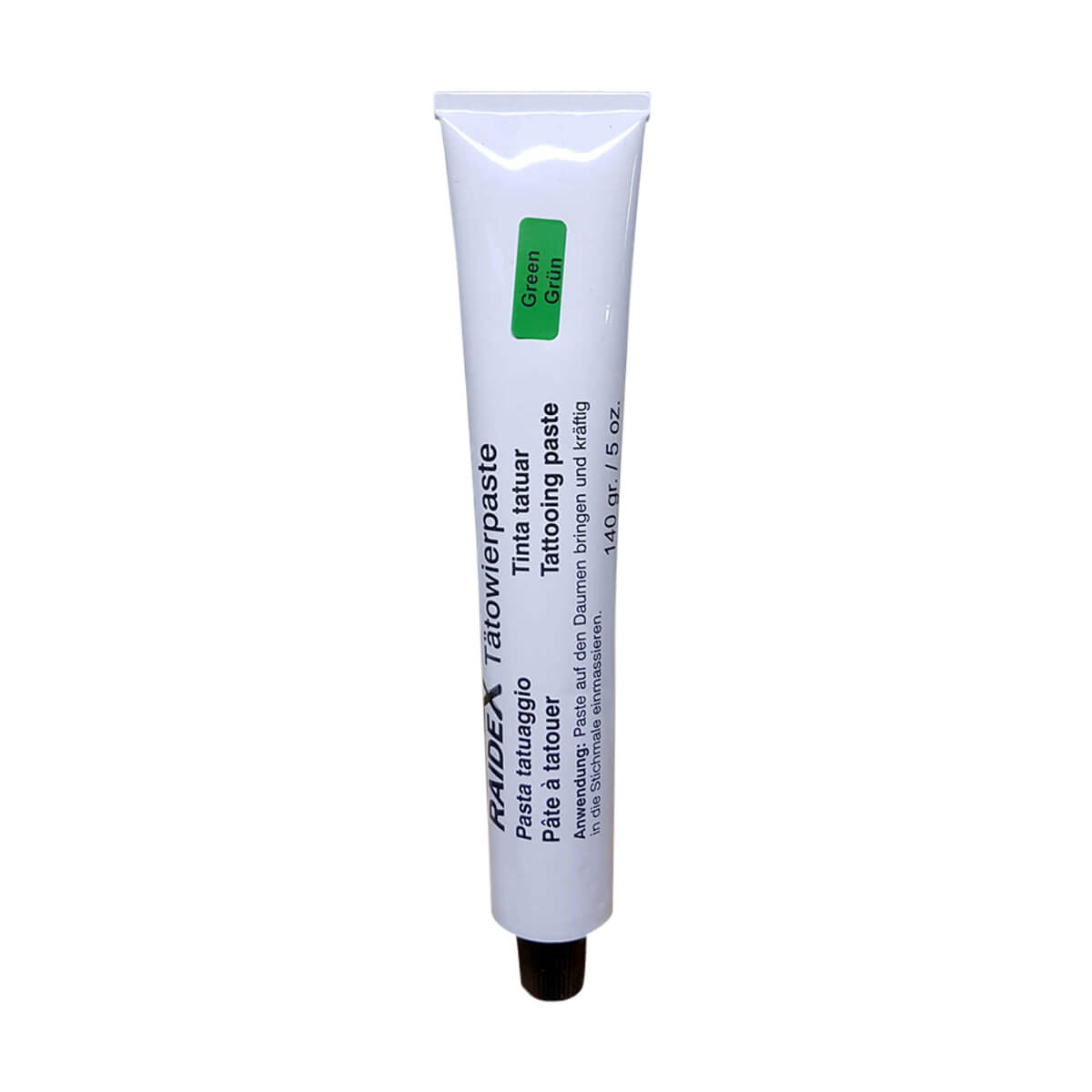 Raidex Tattoo Paste Tube - Green - 140 g