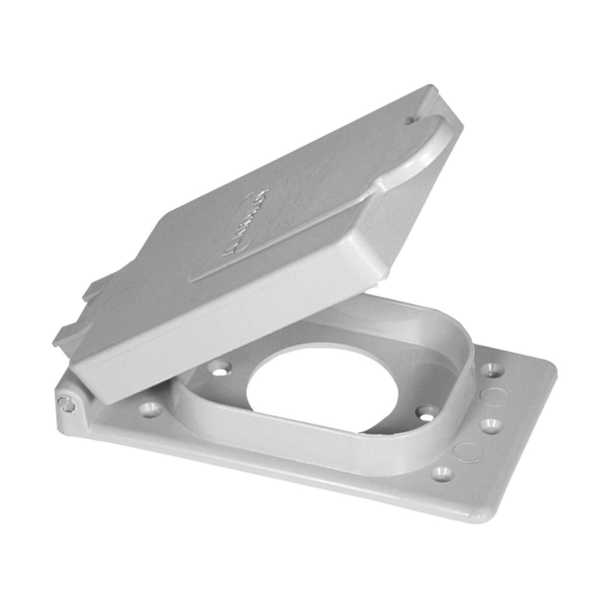 PVC F Series Weattherproof 1-Gang 50A Receptacle Cover