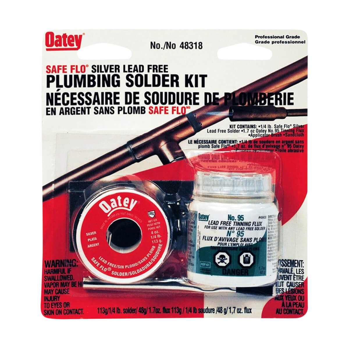 Oatey Lead Free Solder Kit with Dispenser