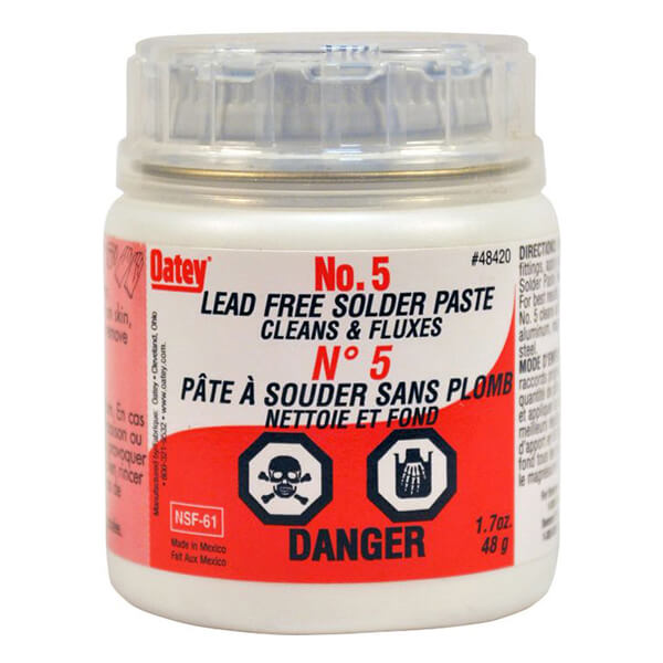 Oatey No.5 Lead-Free Solder Paste - 1.7 oz