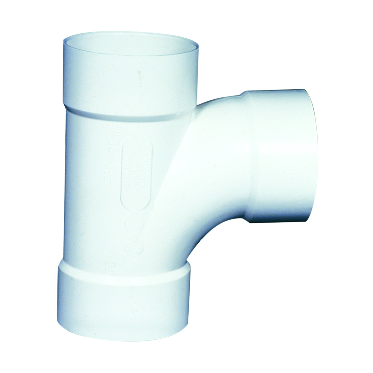 PVC-BDS Sanitary Tee - Hub - 4-in