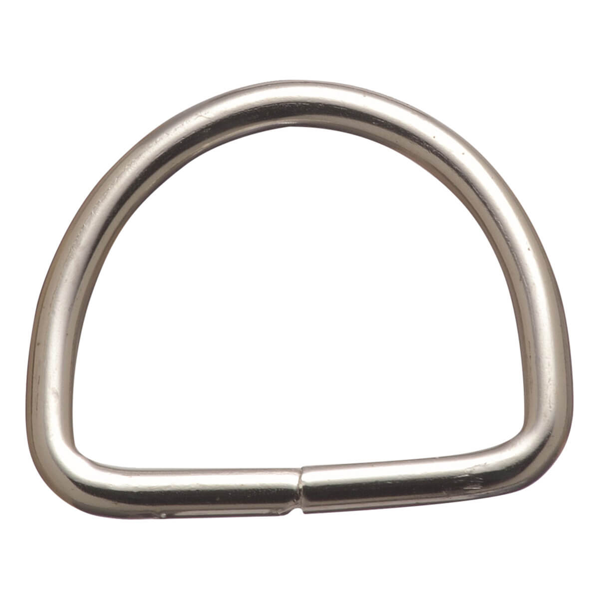 Welded Dee - Heavy Nickel Plated Steel - 1-in