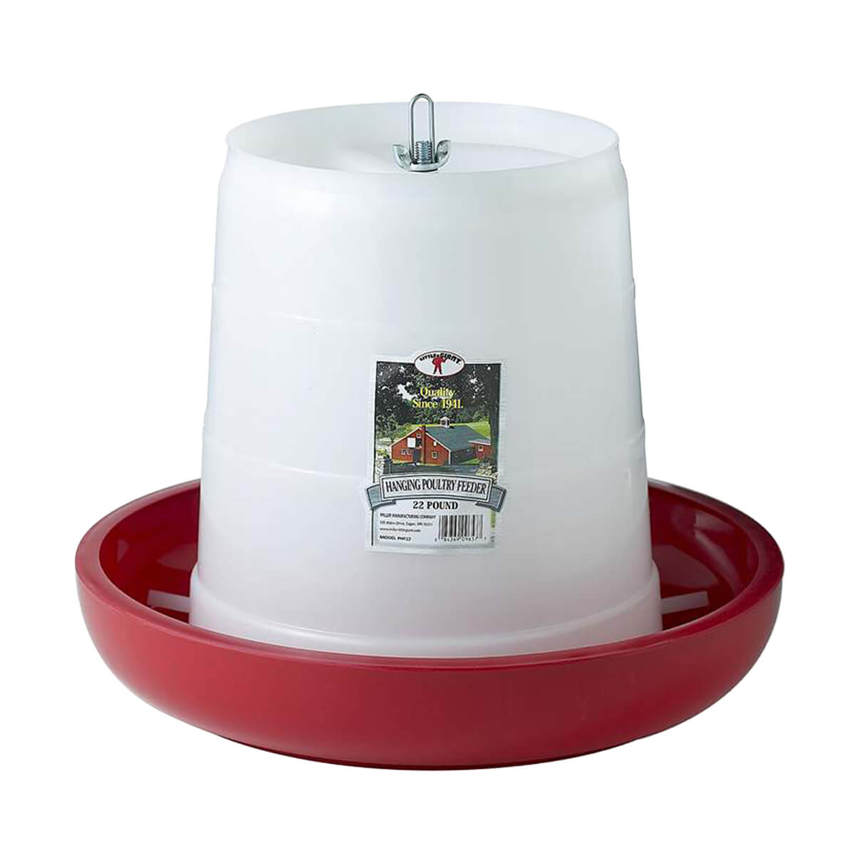 Plastic Poultry Feeder - 22 lb