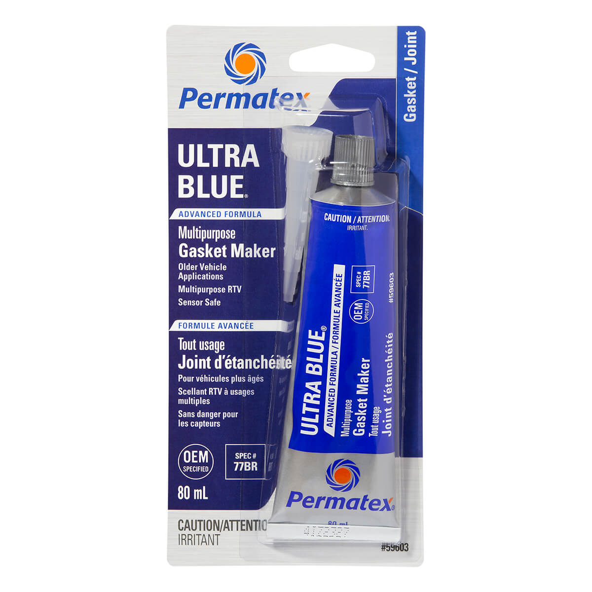 Permatex® Ultra Blue® Multipurpose RTV Silicone Gasket Maker - 80 ml