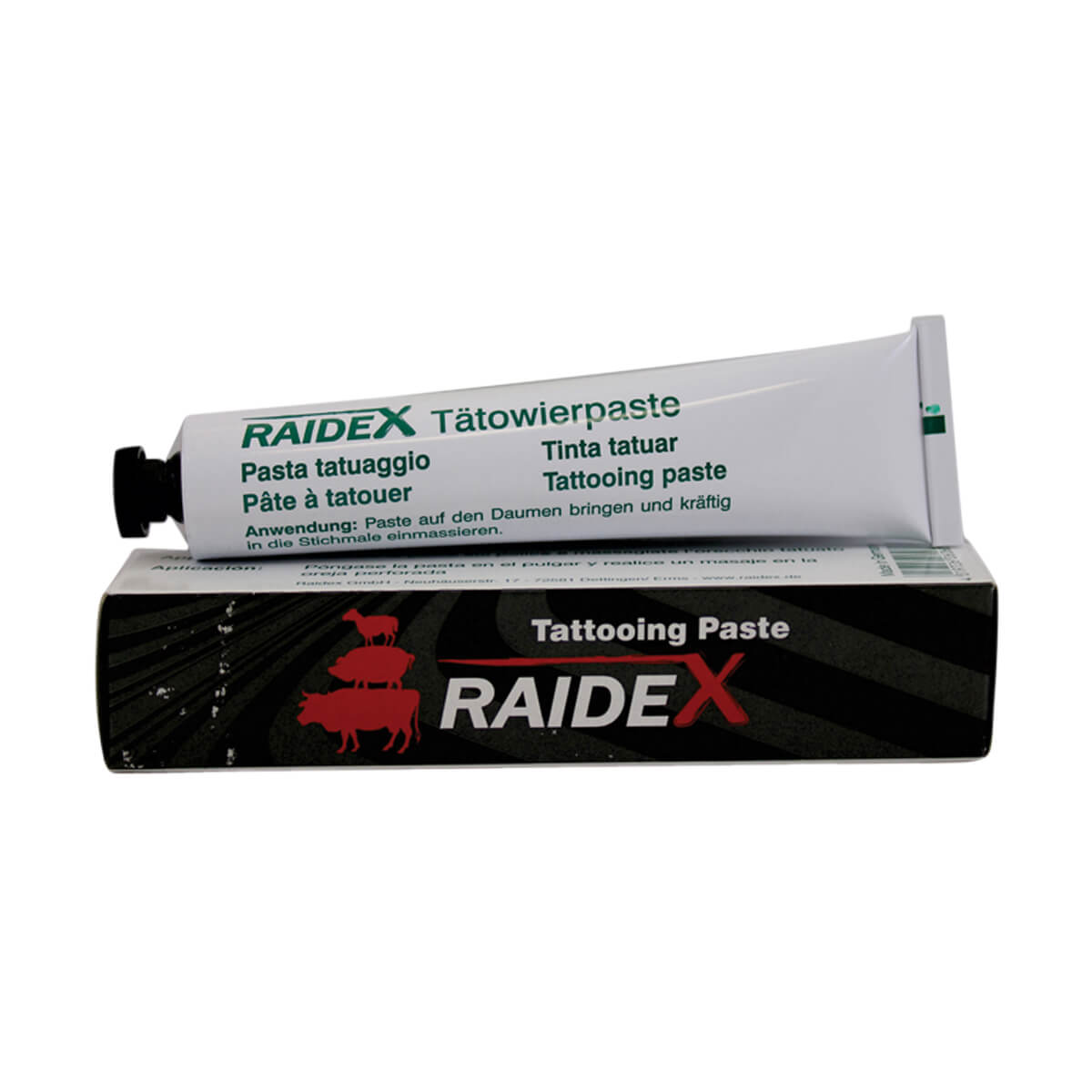 Raidex Tattoo Paste Tube - Green - 60 g