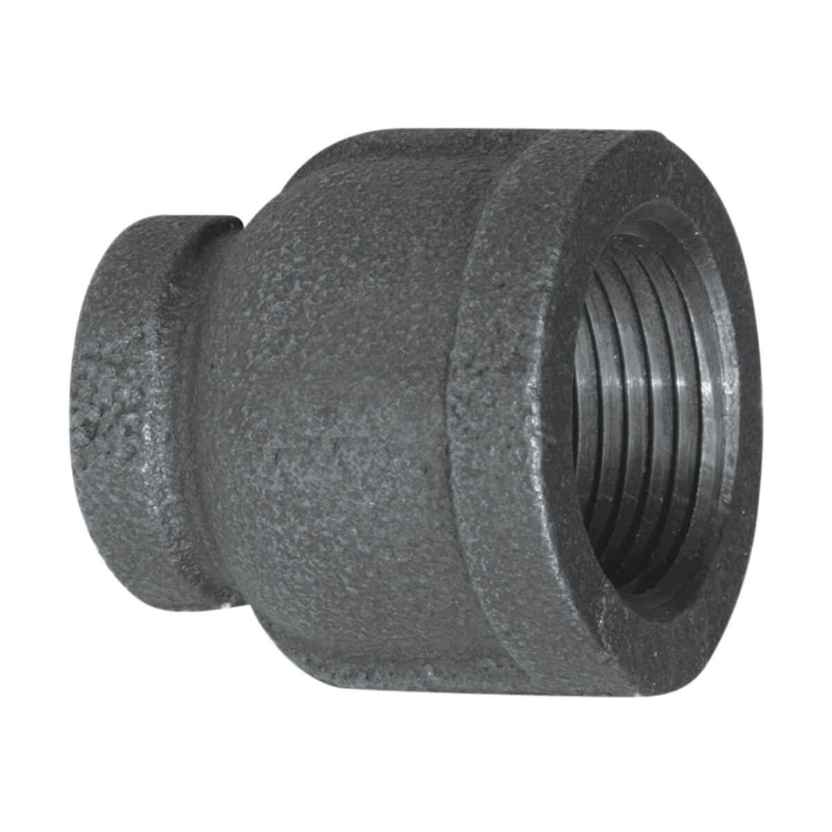 Fitting Black Iron Reducer Coupling - 1-in x 3/4-in