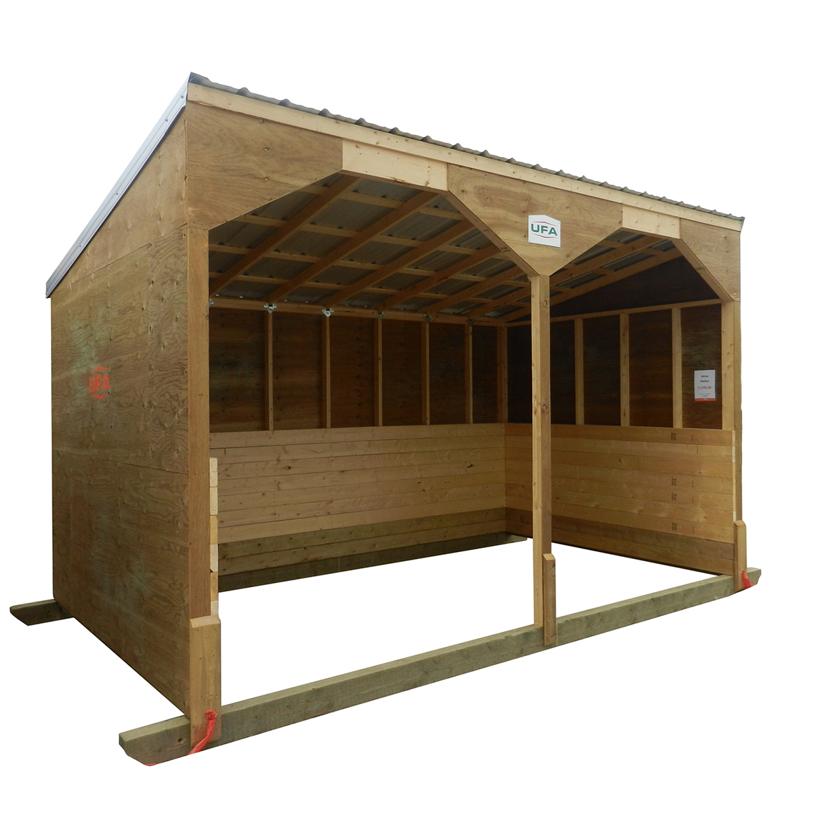 Horse Shelter - 10-ft x 16-ft