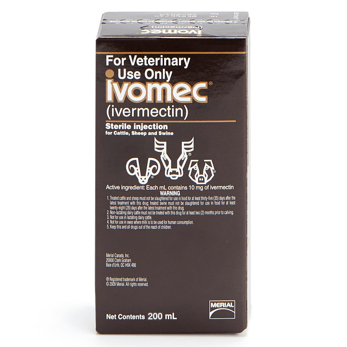 Ivomec® Injection for Cattle, Sheep and Swine 200 ml