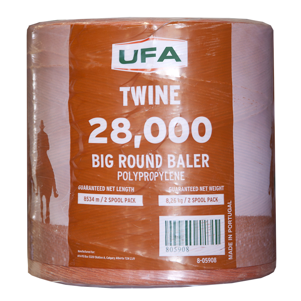 UFA Heavy-Duty Plastic Bale Twine - 28,000-ft - 2 spools of 14,000-ft