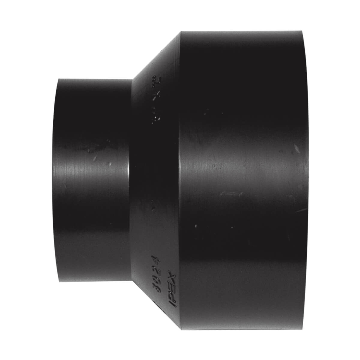 ABS-DWV Reducer Coupling - Hub - 4-in x 2-in