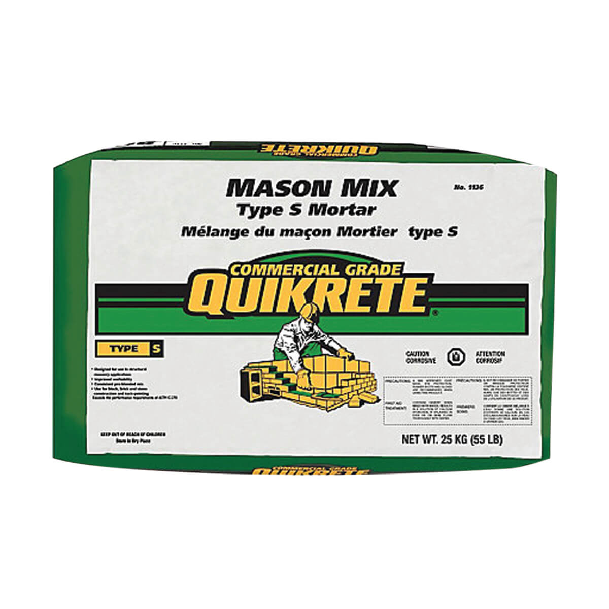 Quickrete® Mason Mix Type S Mortar - 25 kg