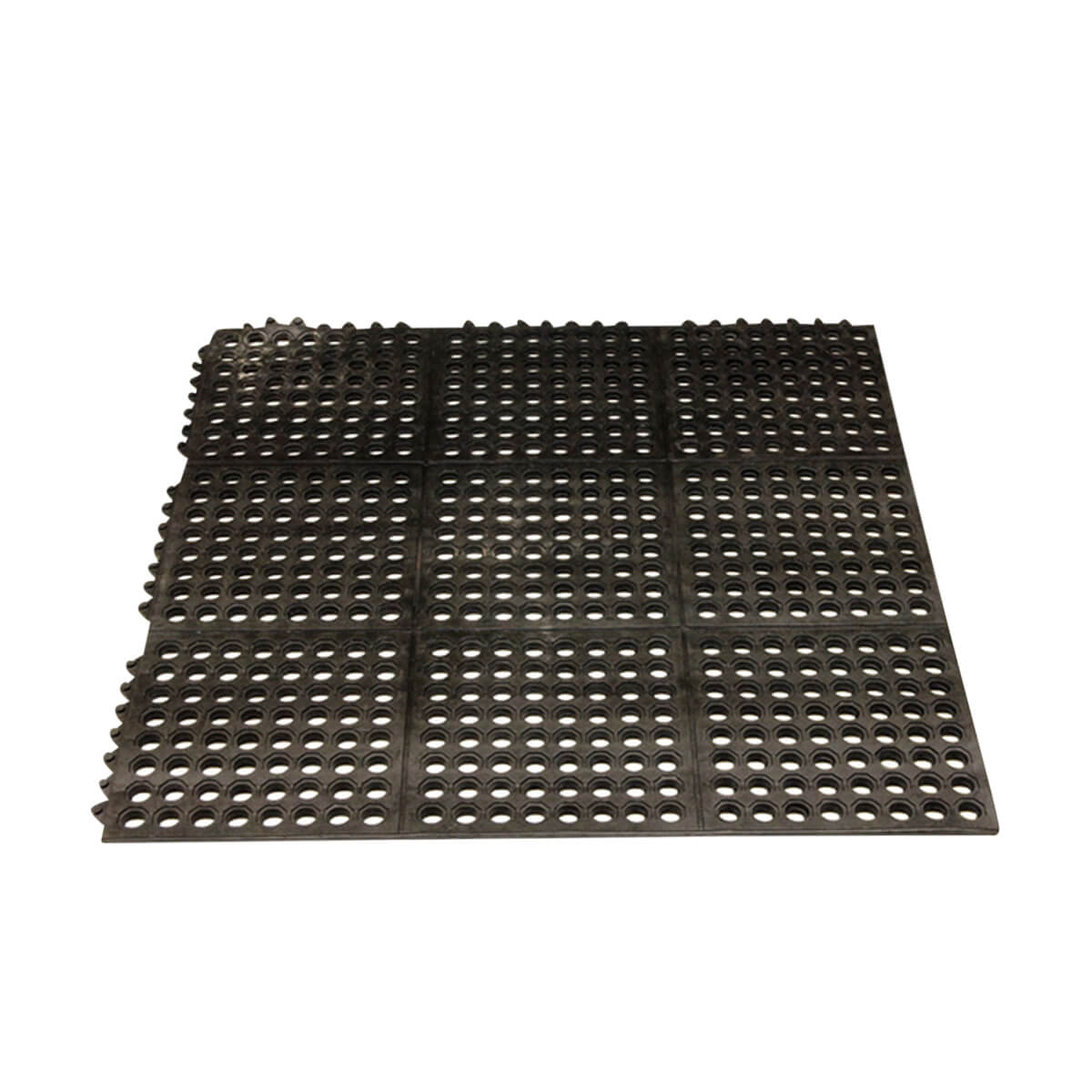 Anti-Fatigue Interlocking Rubber Mat  36 x 36