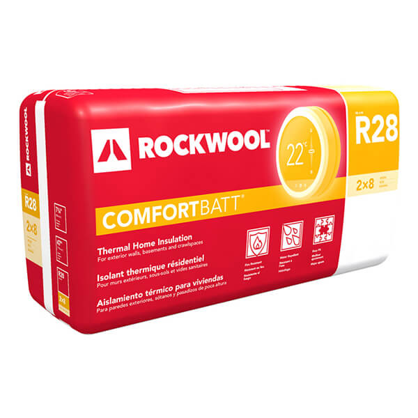 Rockwool R28 Comfortbatt Insulation - 16-In