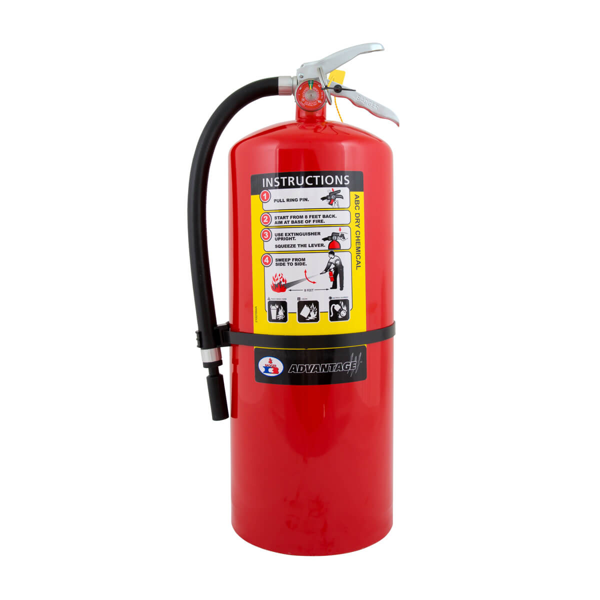 Badger Advantage Fire Extinguisher - 20 lb 6-A:80-B:C