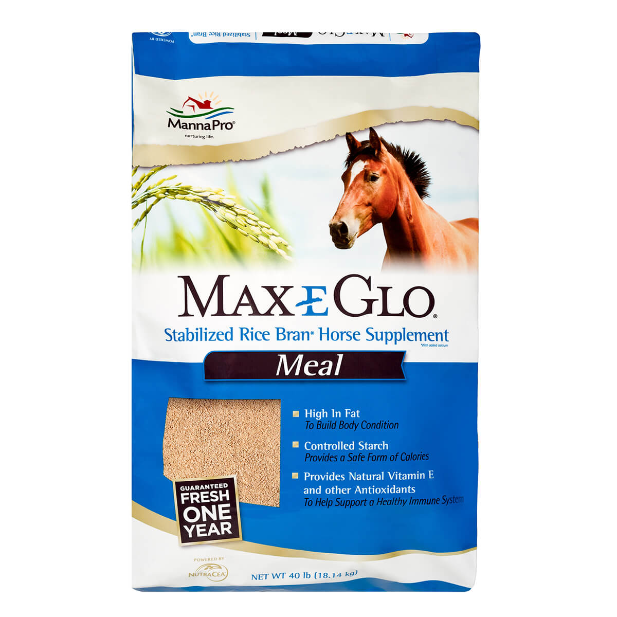 Max-E-Glo® Stabilized Rice Bran - Meal - 18 kg