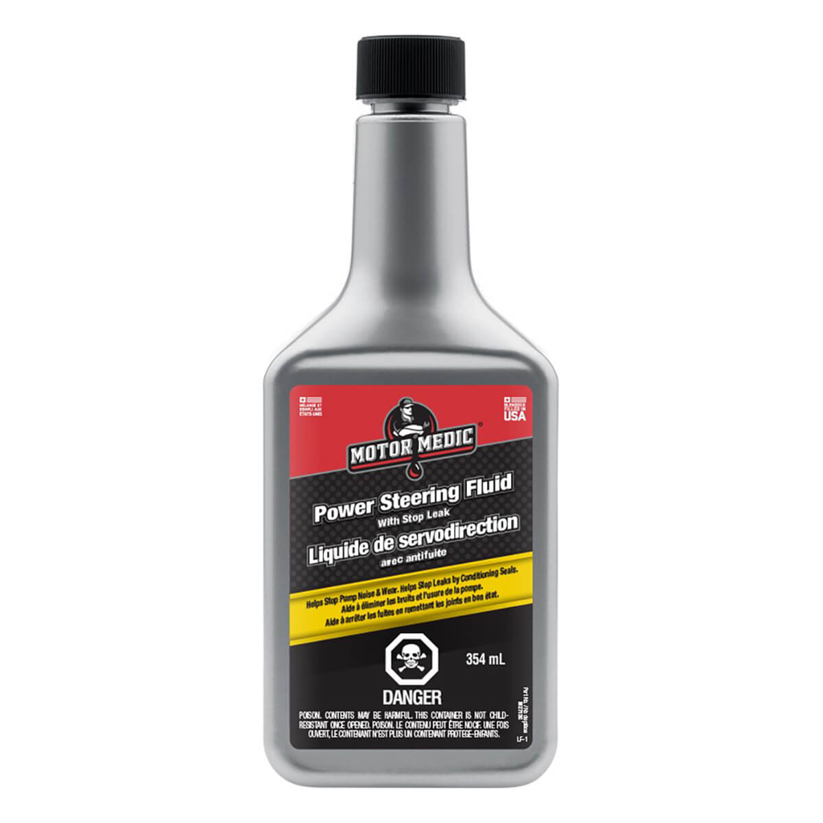 Motor Medic Power Steering Fluid w/Stop Leak - 354 ml | Automotive ...