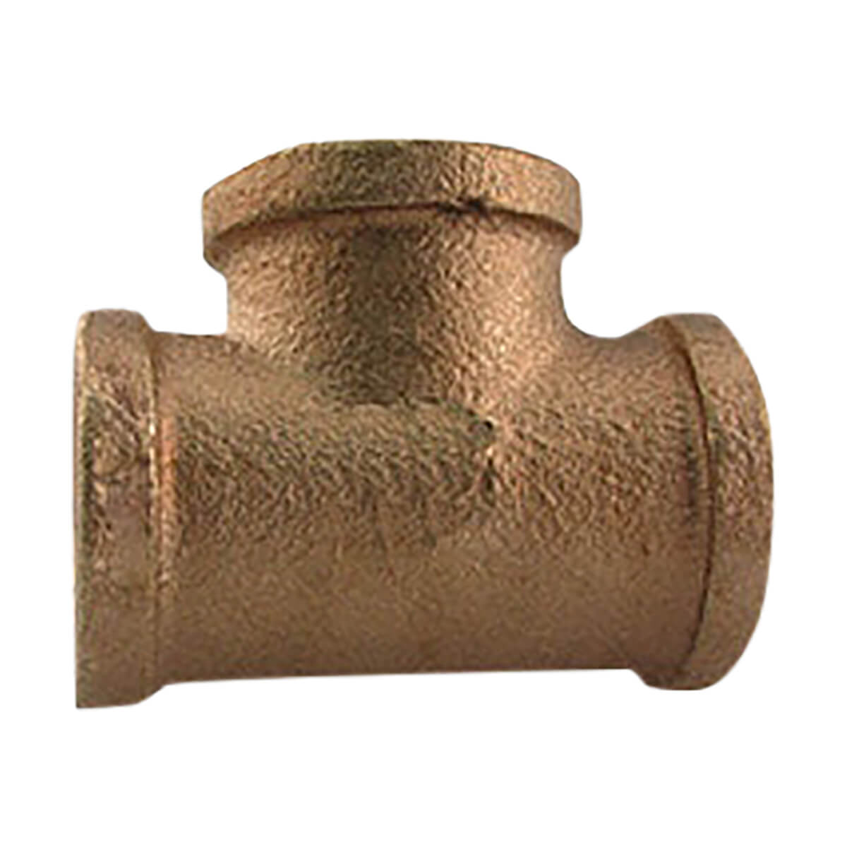 Brass Tee Coupling - 1/2-in