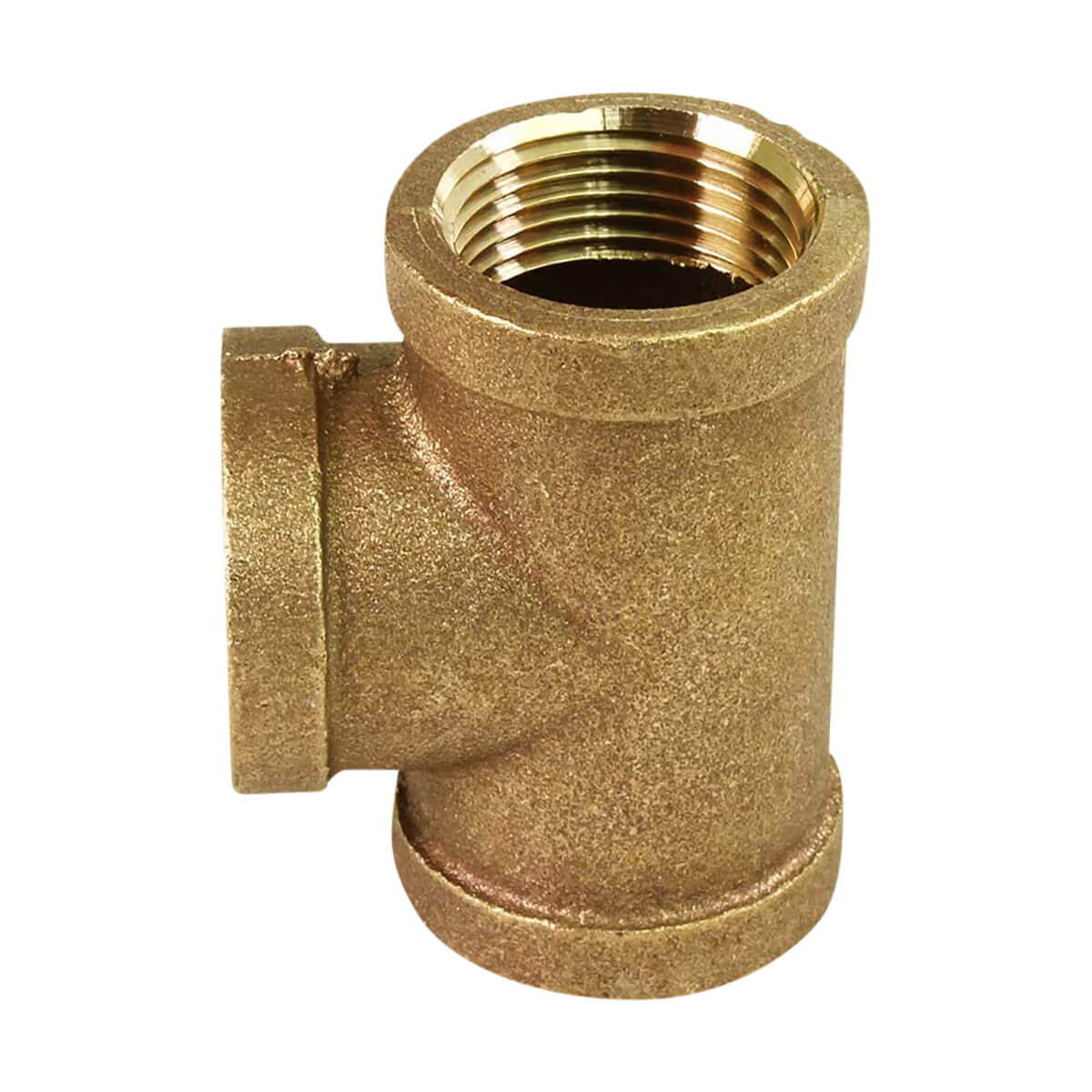 Brass Tee Coupling - 1-1/4-in