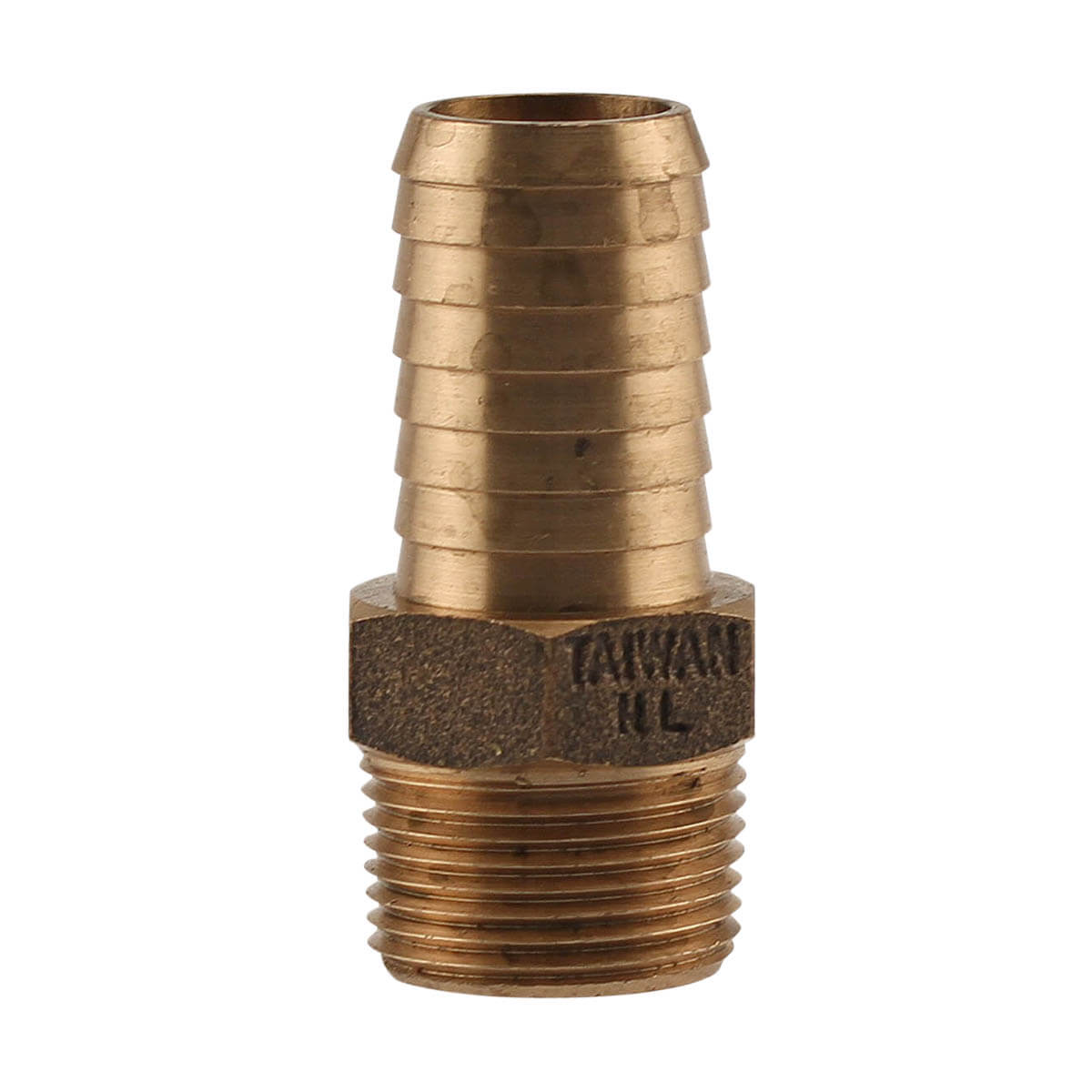 Bronze Male Adapter - 1-in MIP x 1-in INS