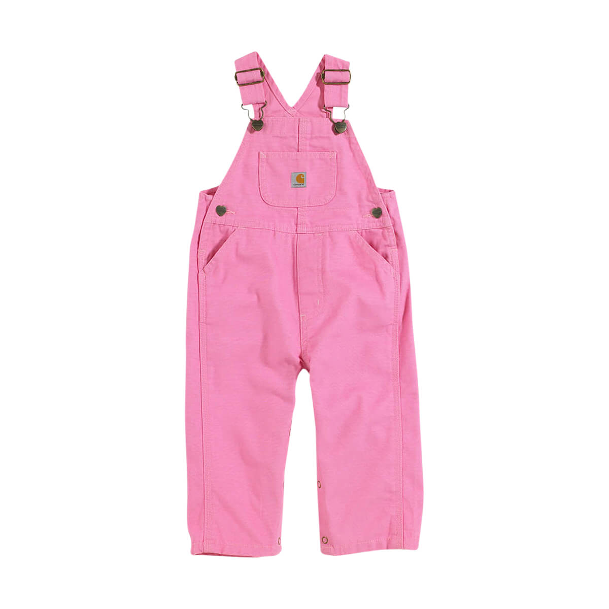 Carhartt Girls' Canvas Bib Overall - Pink