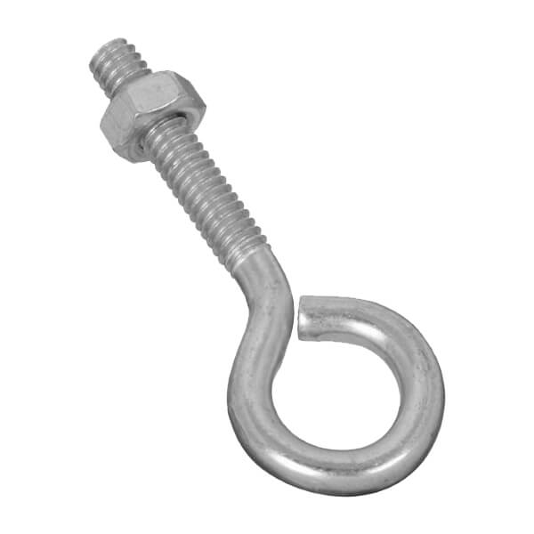 Eye Bolt with Nut  - 1/4-in x 2-1/2-in
