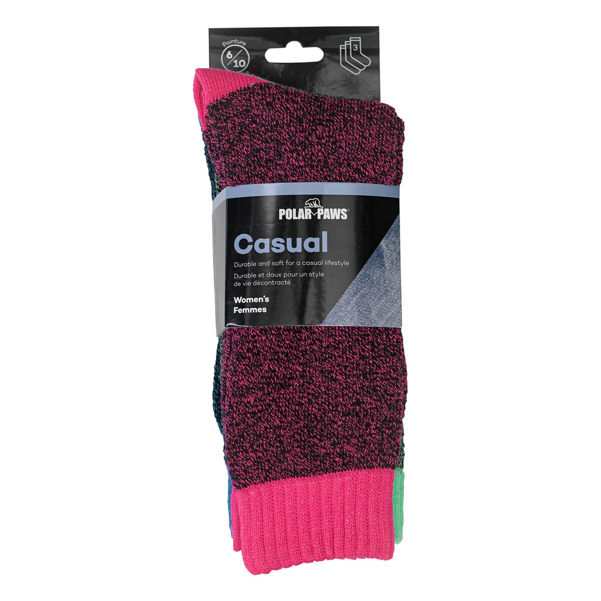 Ladies Casual Midweight Boot Sock