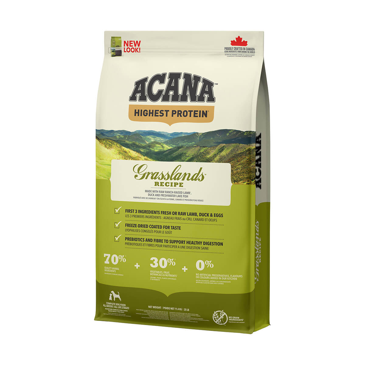 Acana Grasslands Dog Food - 11.4 kg