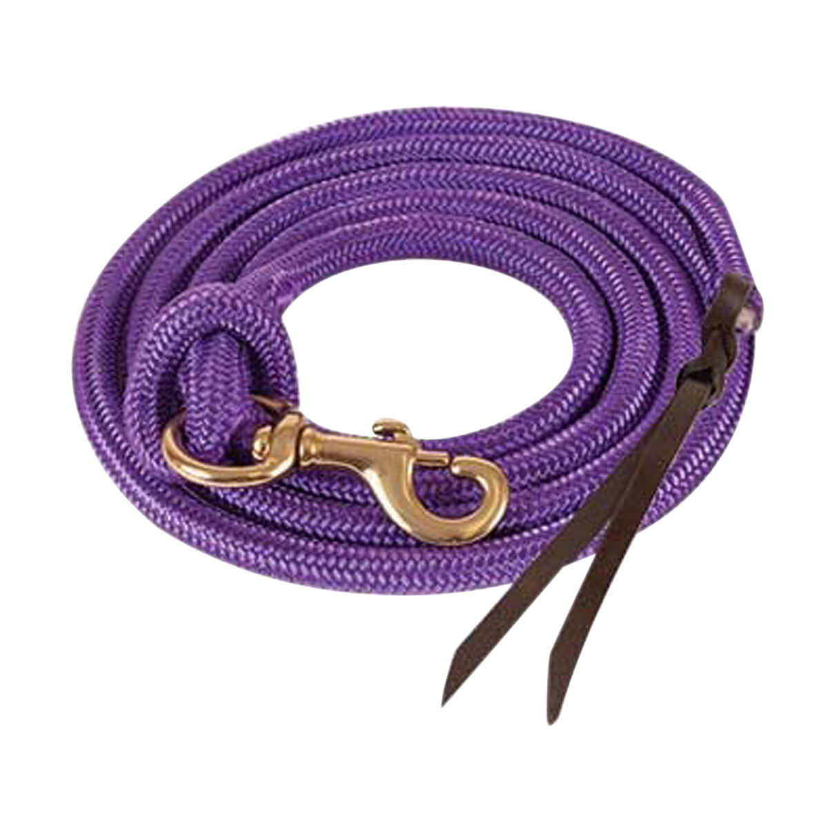 Mustang Cowboy Poly Lead Rope - Purple - 22 Mustang Cowboy Poly Lead Rope - Purple - 22