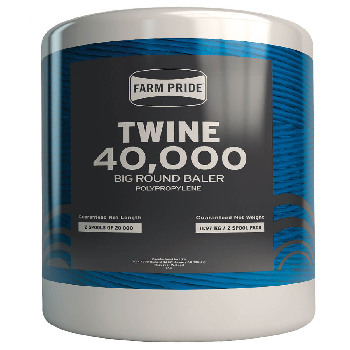 Plastic Twine 40,000' - 110 lb. - 2 spools of 20,000-ft