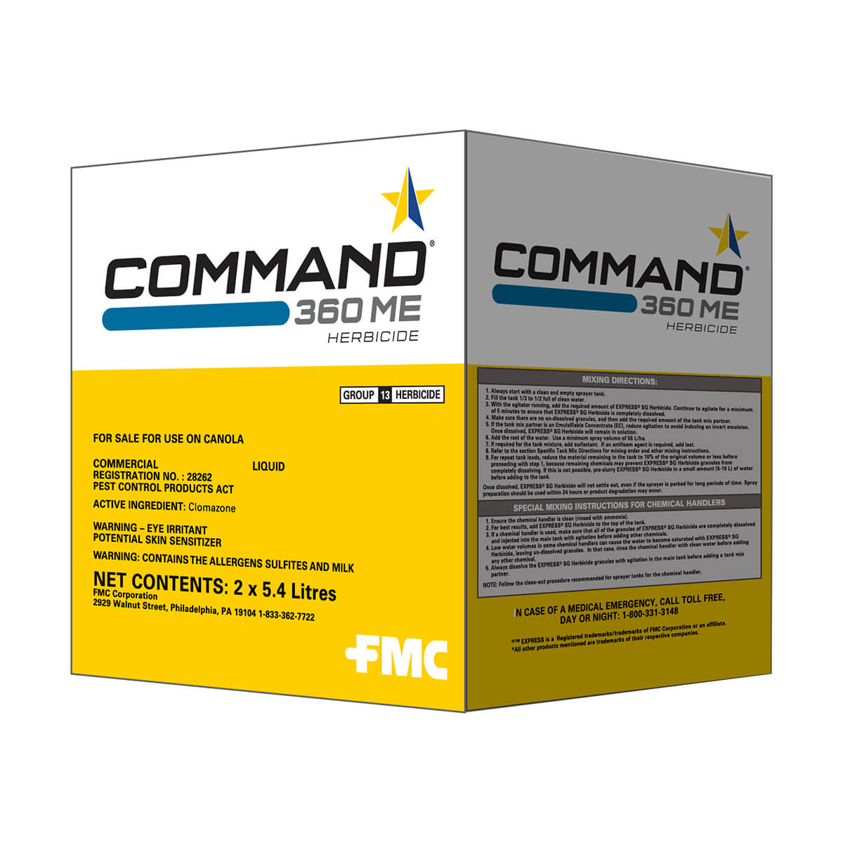 Command® 360 ME Herbicide - 5.4L Jug