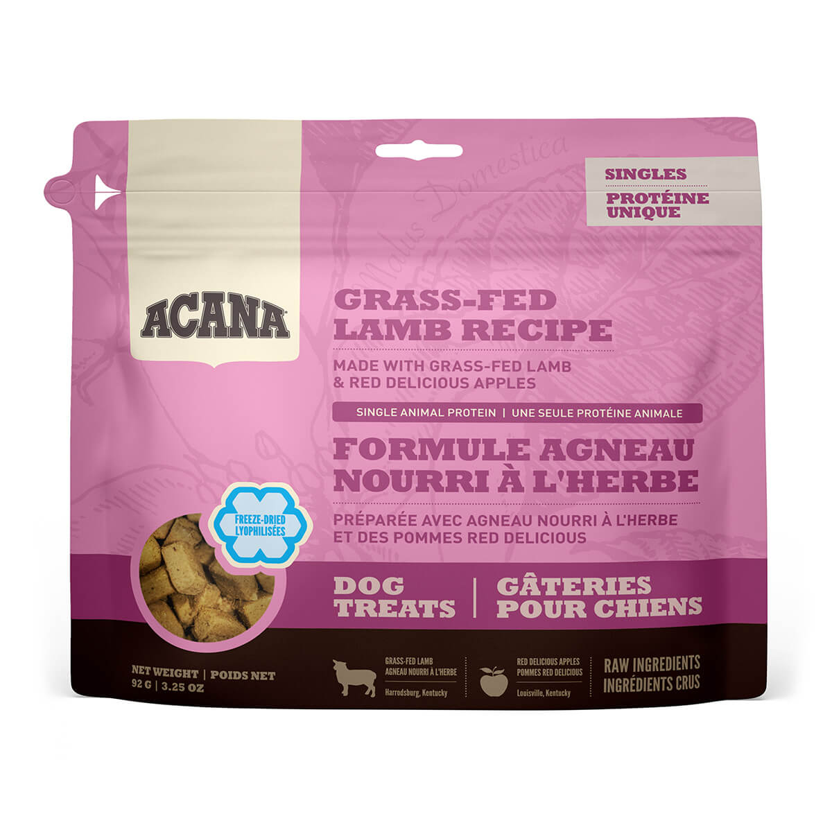 92g Acana Singles Dog Treats - Lamb 92g Acana Singles Dog Treats - Lamb