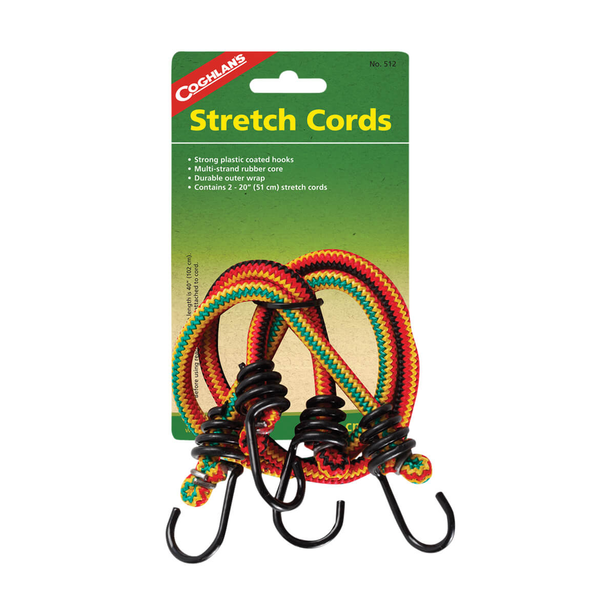Stretch Cords - 20-in - 2 Pack