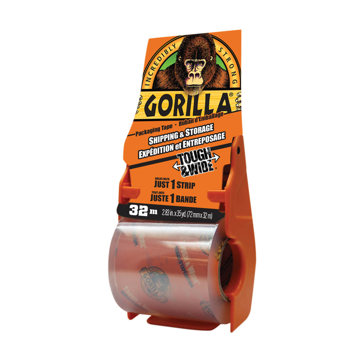 Gorilla  Packing Tape with Dispenser