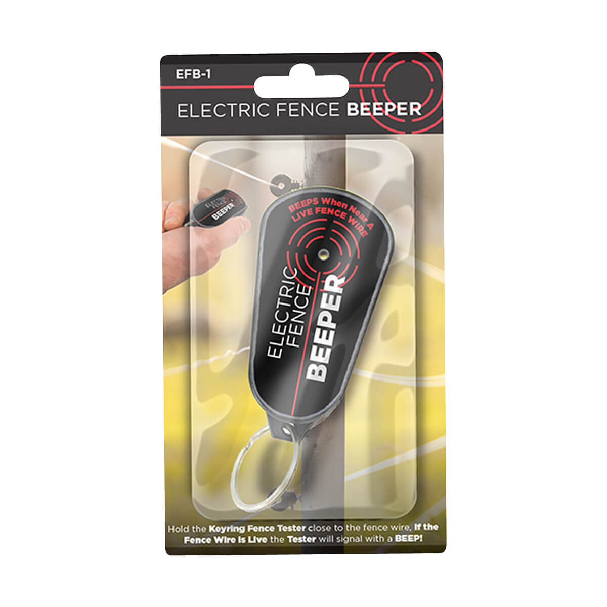 Electric Fence Key Ring Beeper