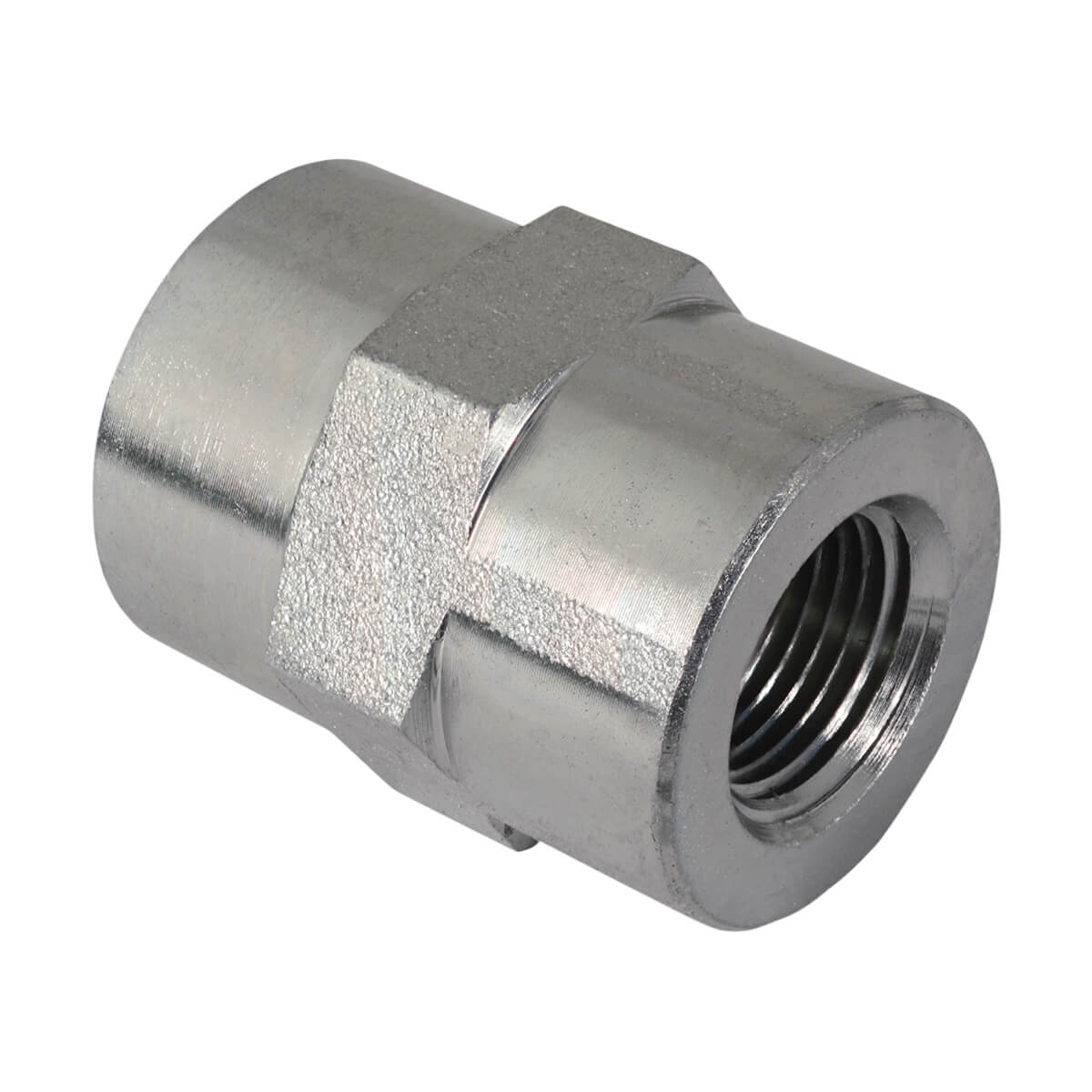 Female Pipe Thread Hydraulic Adapter - 1/4-in FPT x 1/4-in