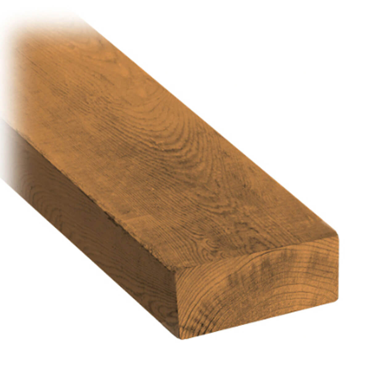 Brown Pressure Treated Lumber - 2 x 4 x 8-ft