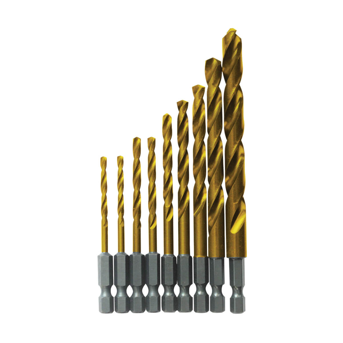 Bosch Impact Tough™ Titanium 9 Piece Drill Bit Set