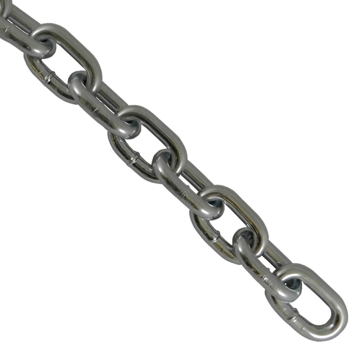 Proof Coil Chain - Zinc - Grade 30 - 1/4-in - Price Per ft