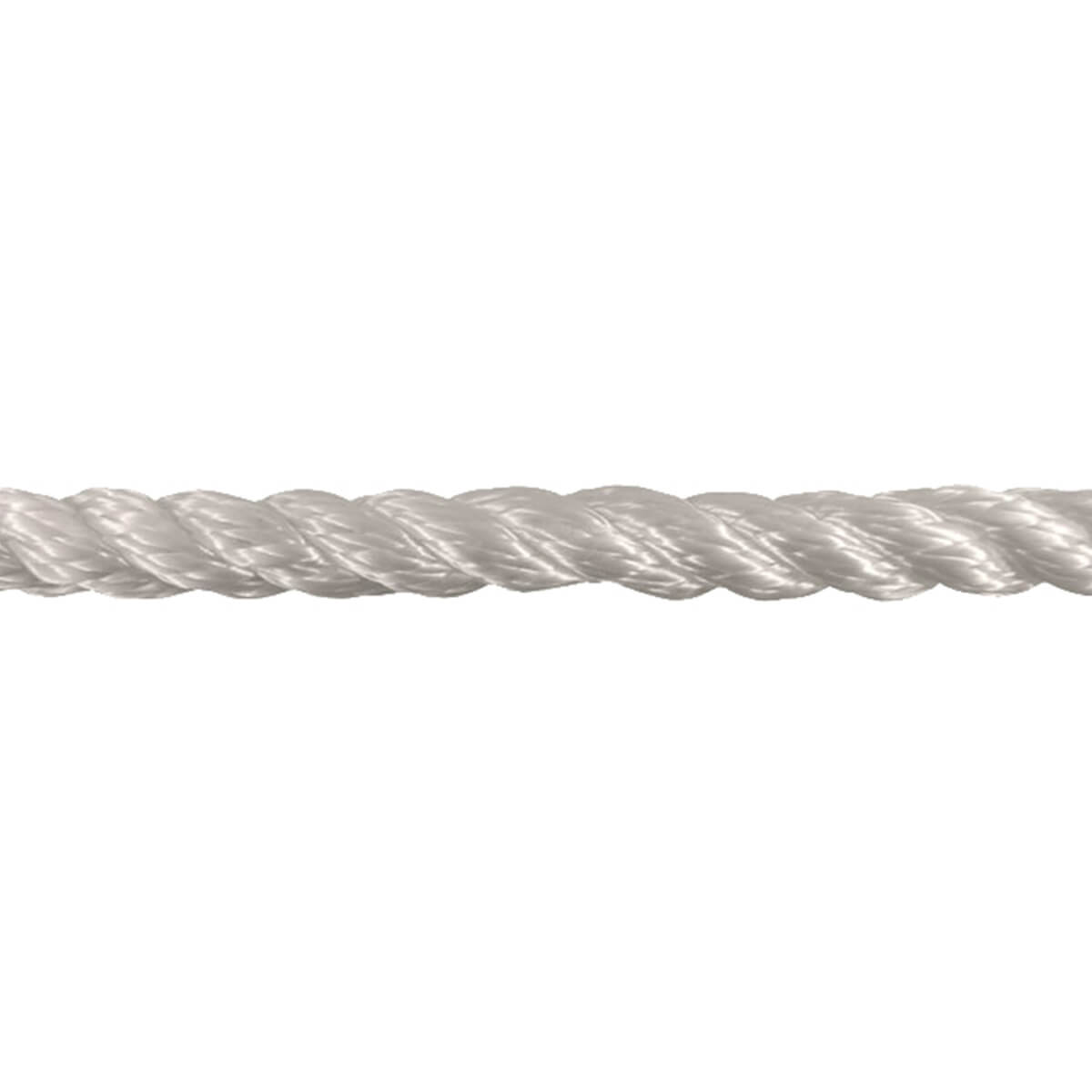 Cotton Twisted Rope - White - 1/2-in - Price Per ft