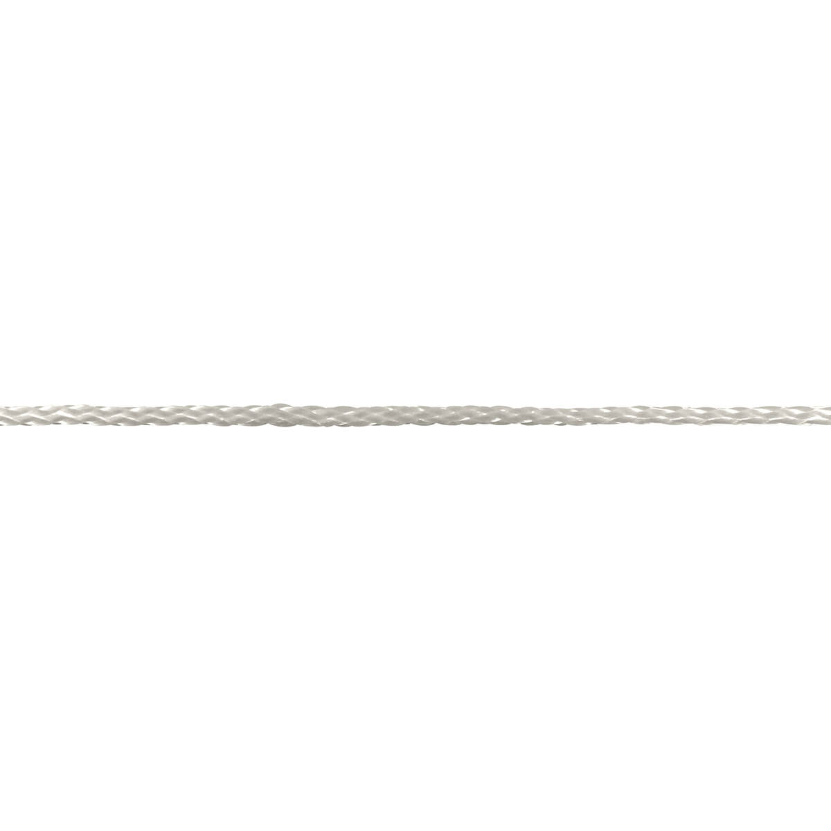 Nylon Braided Mason Rope - White - 1/8-in x 45-ft