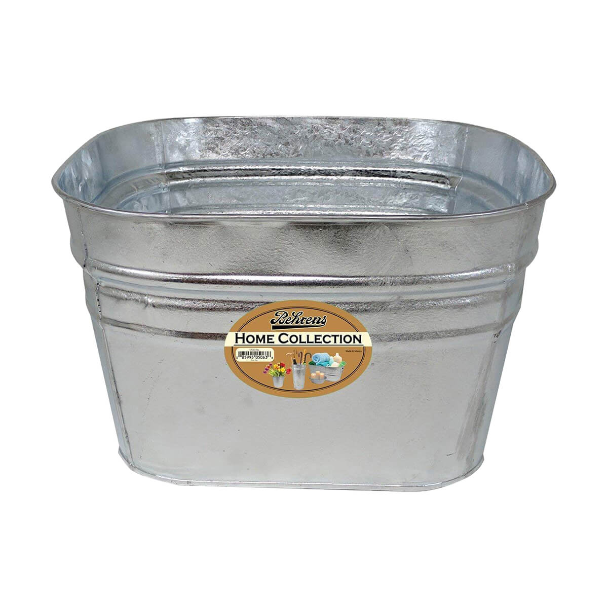 12 Gallon Square Galvanized Tub Planter 12 Gallon Square Galvanized Tub Planter
