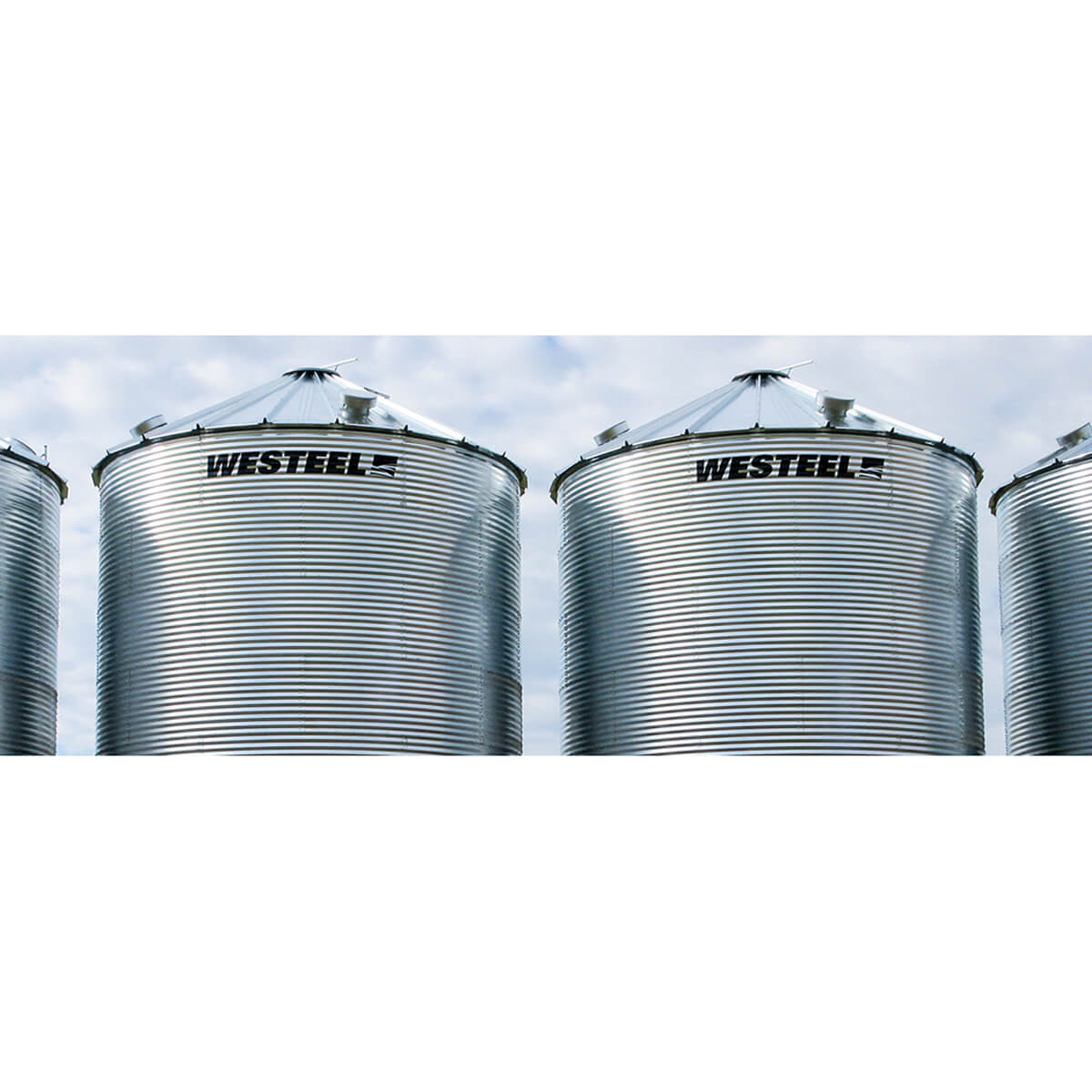 Westeel Unstiffened Wide Corrugated Grain Bin for Hopper - 2406 - 24-ft