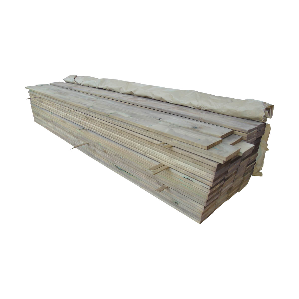 BRN Pressure Treated Lumber - 1 x 6 x 8-ft