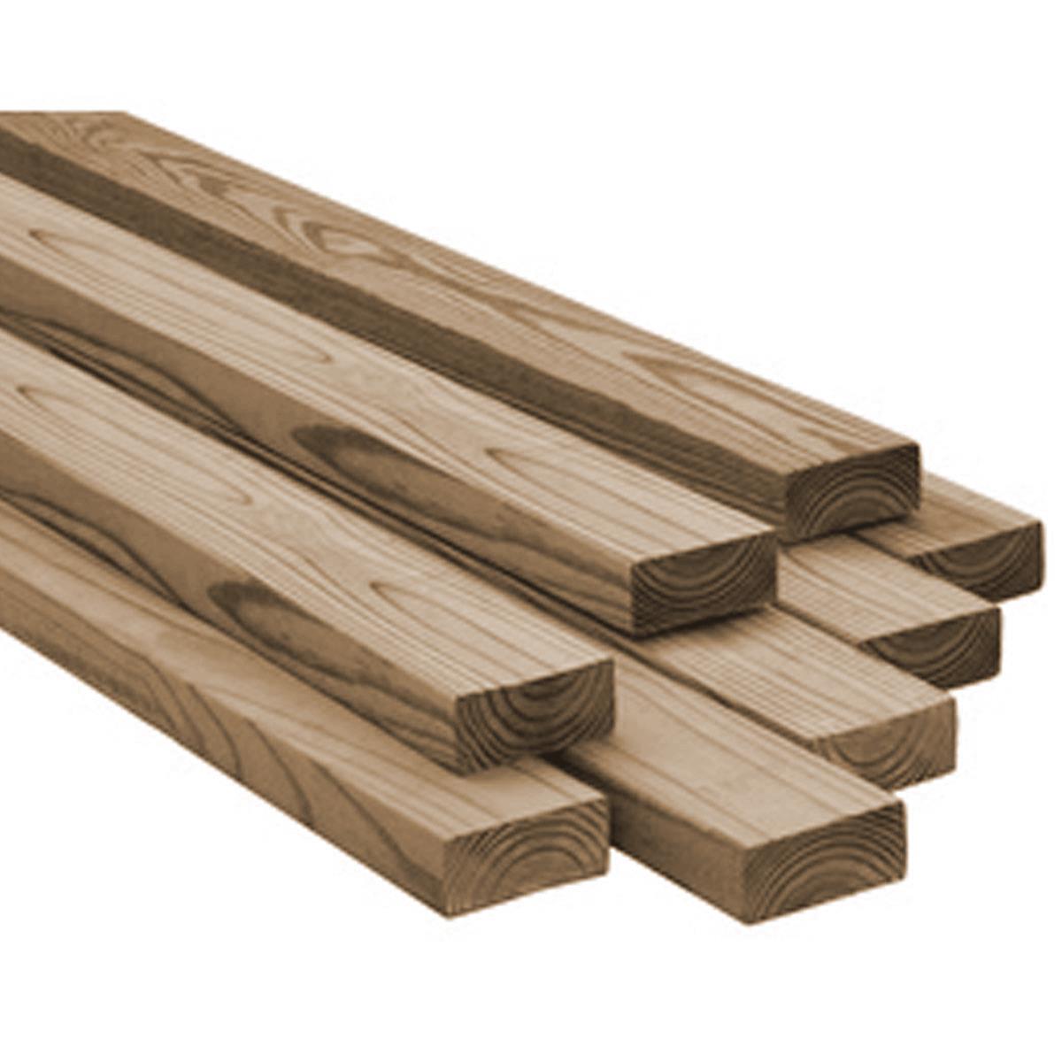 BRN Pressure Treated Lumber - 2 x 6 x 10-ft
