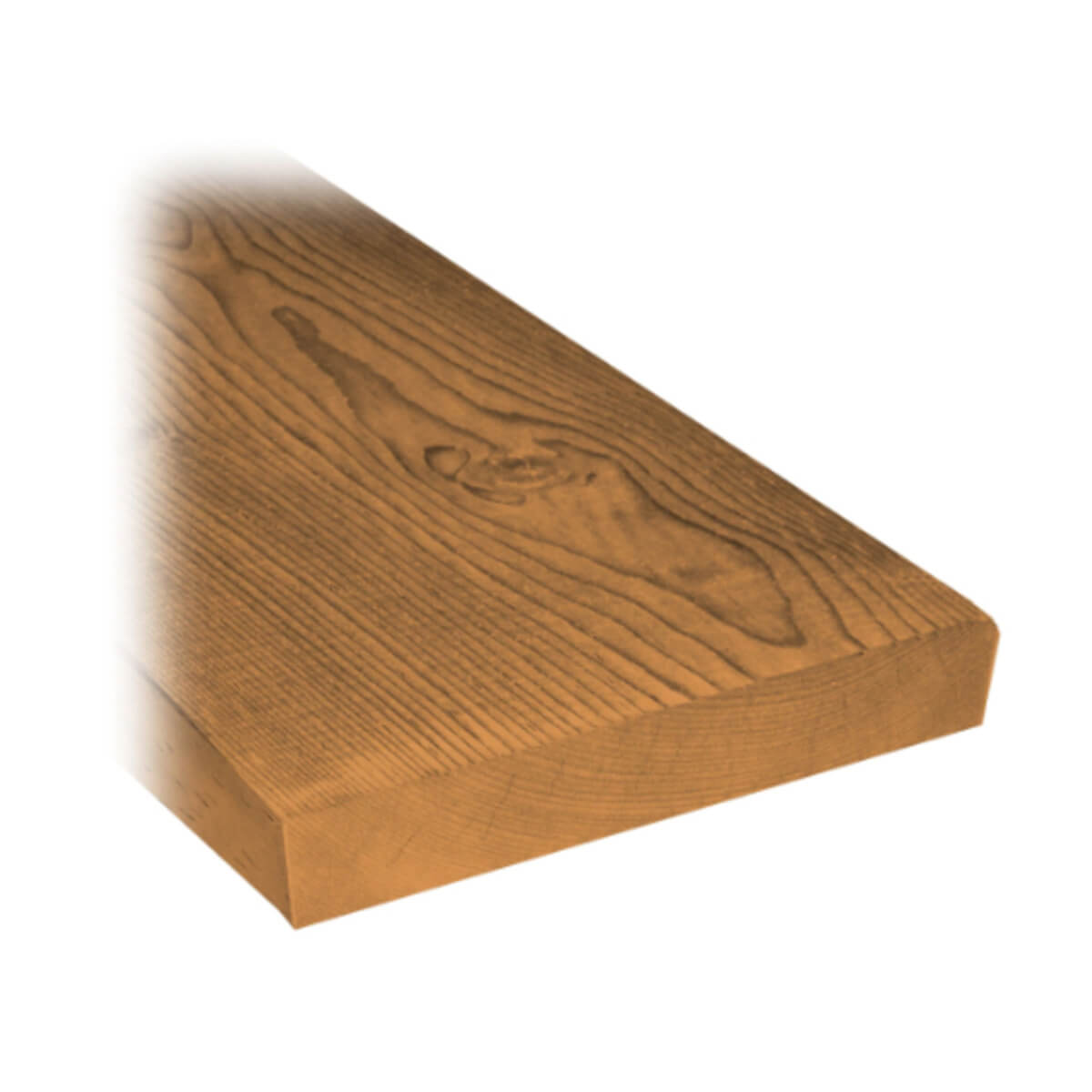 Brown Pressure Treated Lumber - 2 x 10 x 12-ft