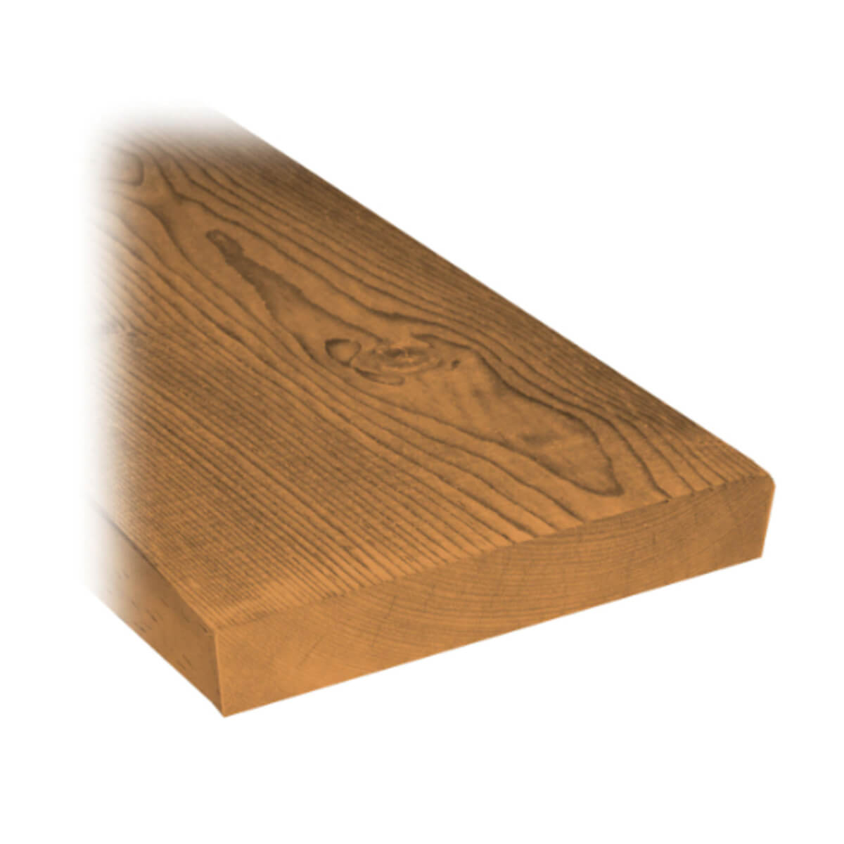 Brown Pressure Treated Lumber - 2 x 10 x 16-ft