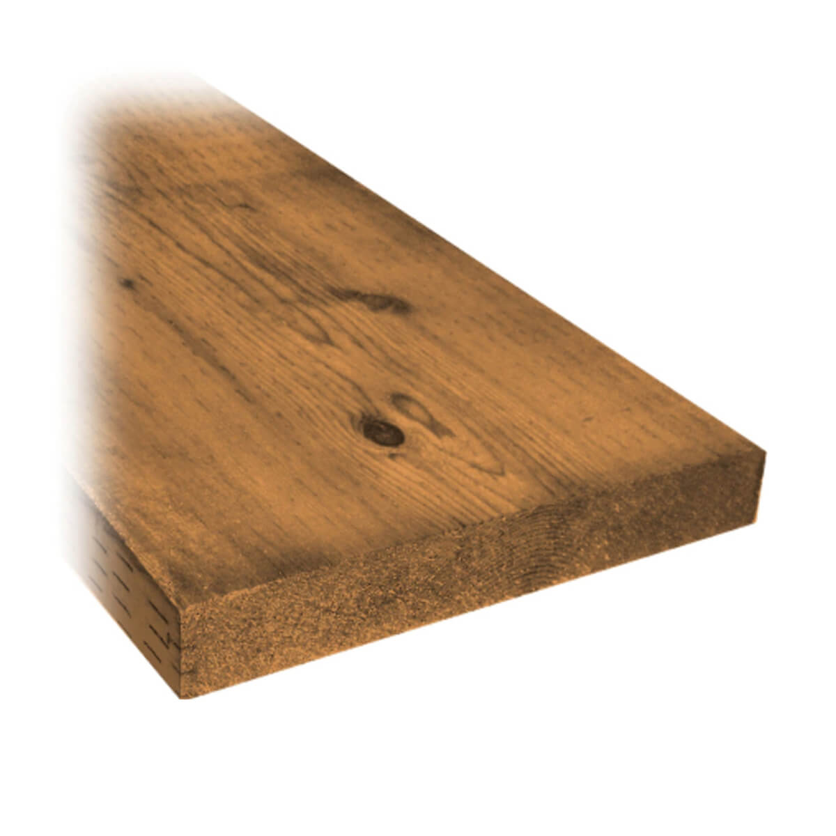 Brown Pressure Treated Lumber - 2 x 12 x 12-ft