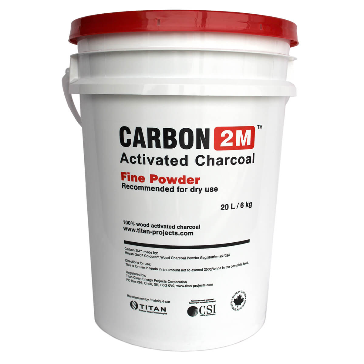 Carbon 2M™ Activated Charcoal (Fine) - 6 kg Carbon 2M™ Activated Charcoal (Fine) - 6 kg