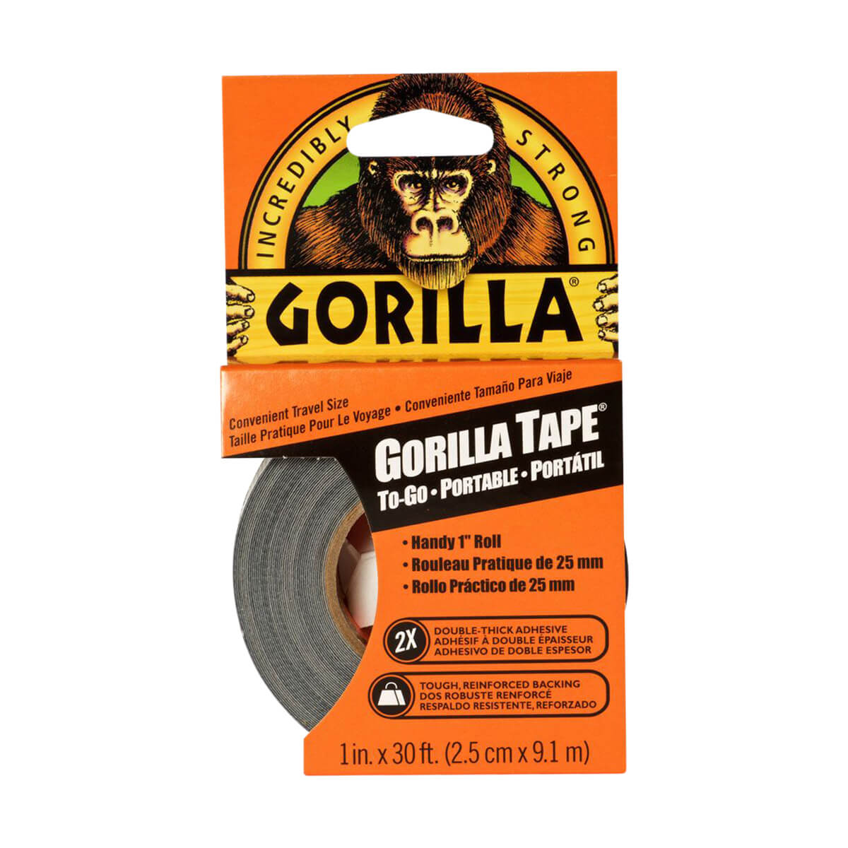 Gorilla Tape To-Go 1-in x 30-ft