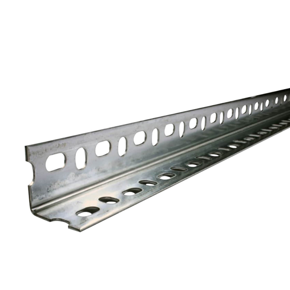 Perforated Galvanized Steel Angle Bar - 1-1/2"